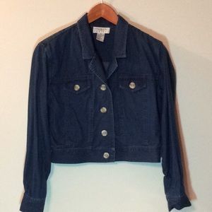 TALBOTS PETITES JEAN JACKET